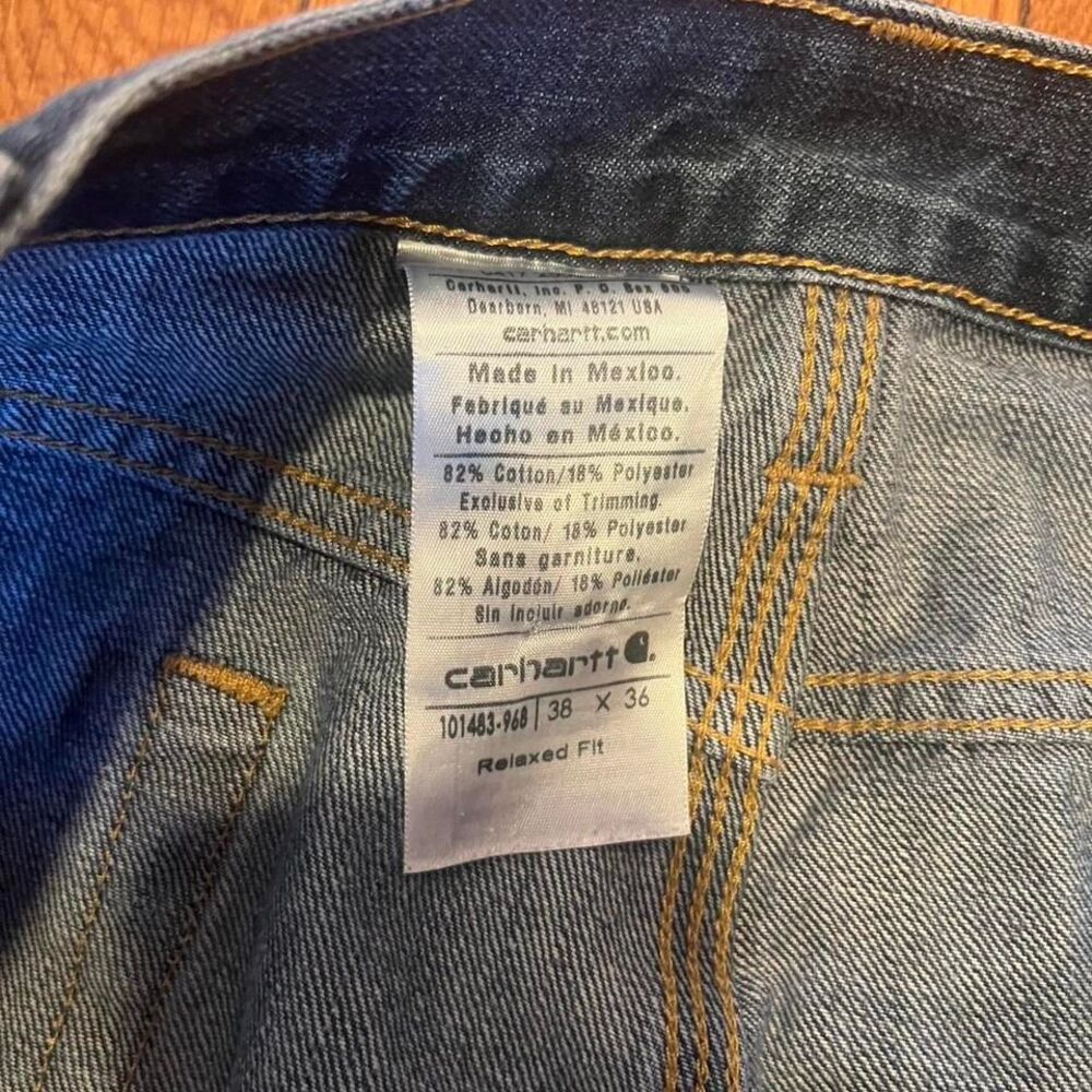 Y2K Carhartt Oversized Wide Leg Jeans - Picture 4 of 8